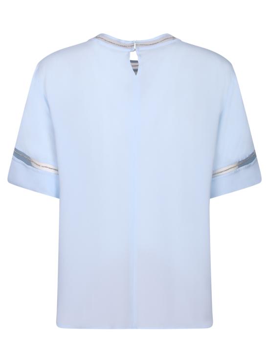 26SS 파비아나 필리피 반팔 티셔츠 TPD266F289 L775 5154 Blue - FABIANA FILIPPI