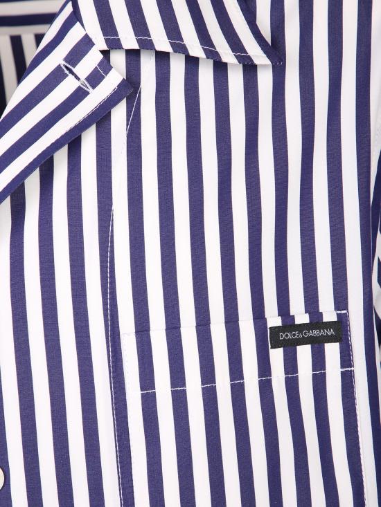 26SS 돌체앤가바나 반팔 셔츠 G5JH9T FR52G S8056 Blue - DOLCE & GABBANA