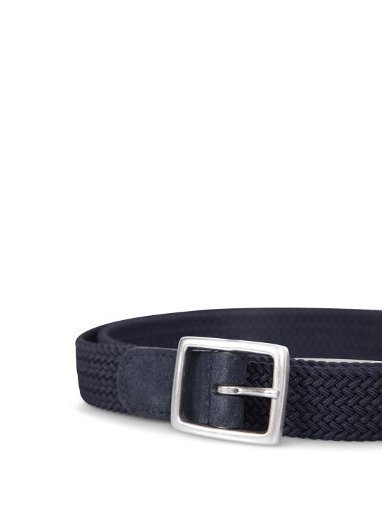 26SS 델 오글리오 가죽 벨트 0765 3360 14 B1 Blue - DELL'OGLIO