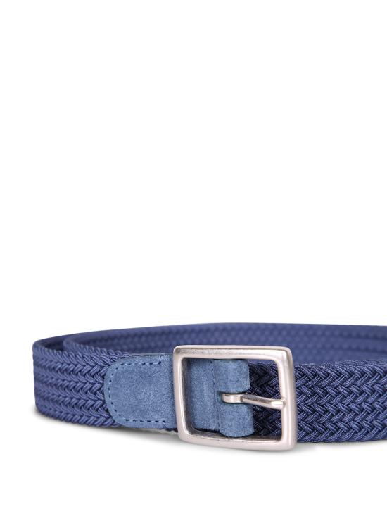 26SS 델 오글리오 가죽 벨트 0765 3360 14 B3B5 Blue - DELL'OGLIO