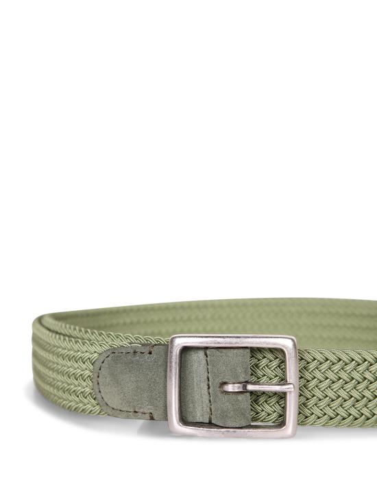 26SS 델 오글리오 가죽 벨트 0765 3360 14 V6 Green - DELL'OGLIO