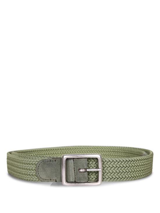 26SS 델 오글리오 가죽 벨트 0765 3360 14 V6 Green
