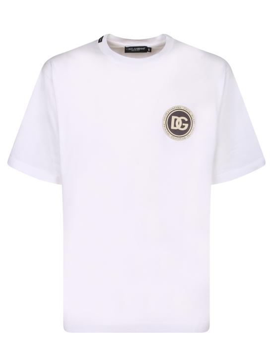 26SS 돌체앤가바나 반팔 티셔츠 G8PN9Z G7PZF W0800 White