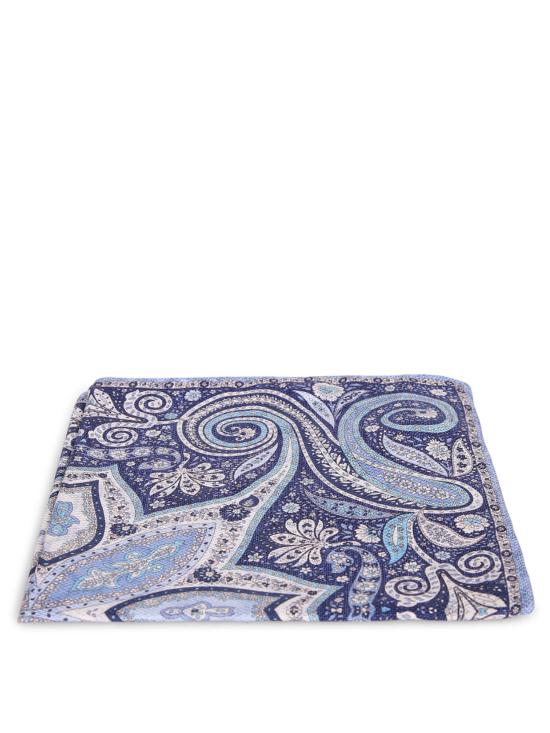 26SS 델 오글리오 머플러/스카프 EASY 15 01 Blue