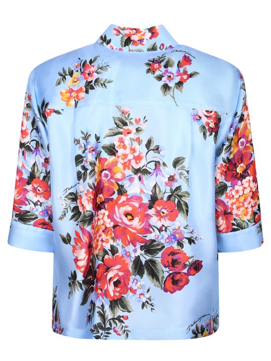 26SS 돌체앤가바나 블라우스 F5T50T IS11I HC5ZO Blue - DOLCE & GABBANA