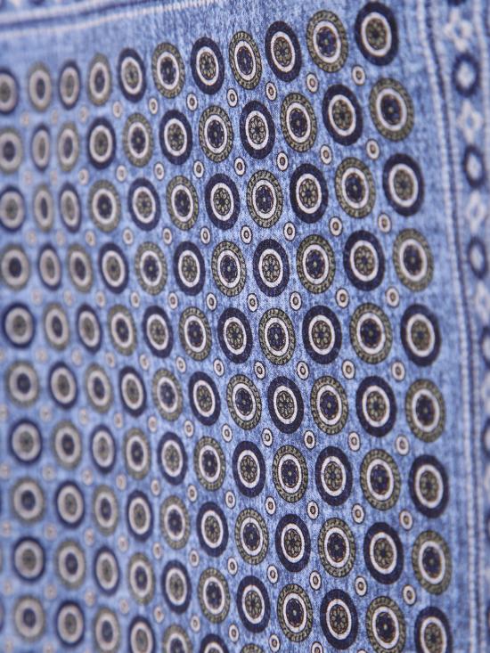 26SS 델 오글리오 머플러/스카프 SATIN 22 01 Blue - DELL'OGLIO