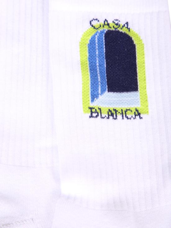 26SS 카사블랑카 양말 ASS26ACC01 06 White - CASABLANCA