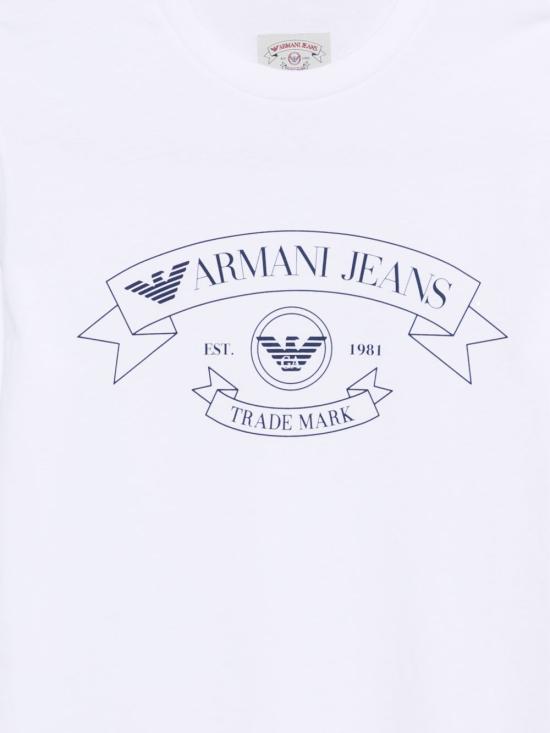 26SS 엠포리오 아르마니 반팔 티셔츠 EM005926AF25885 U0009 White - EMPORIO ARMANI