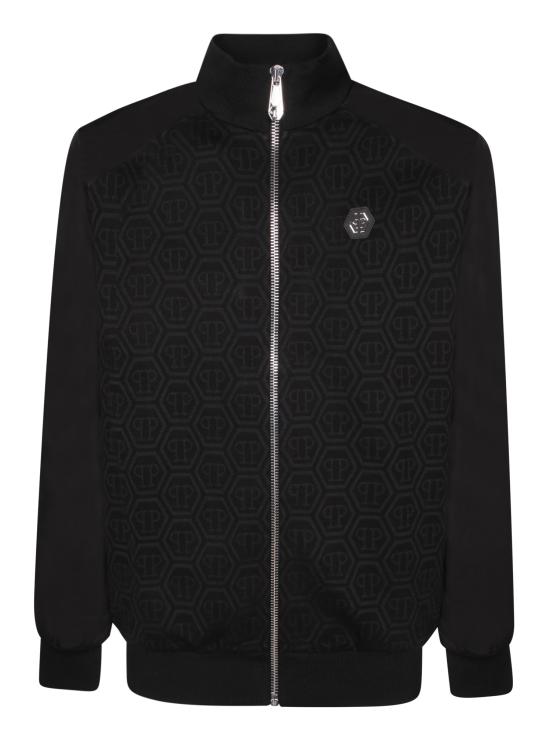 26SS 필립 플레인 봄버 자켓 MJB3887 PTE003N 02 Black