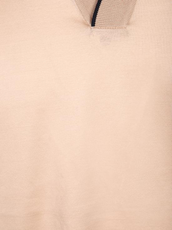 26SS 무레르 폴로 티셔츠 MONTICELLO JCG BEIGENAVY Beige - MOORER