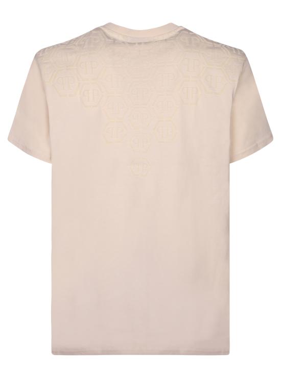 26SS 필립 플레인 반팔 티셔츠 MTK8682 PJY002N 06 Beige - PHILIPP PLEIN