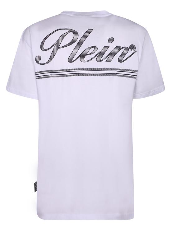 26SS 필립 플레인 반팔 티셔츠 MTK8880 PJY002N 01 White - PHILIPP PLEIN