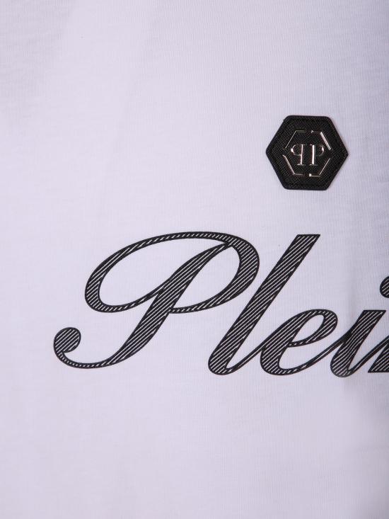 26SS 필립 플레인 반팔 티셔츠 MTK8880 PJY002N 01 White - PHILIPP PLEIN