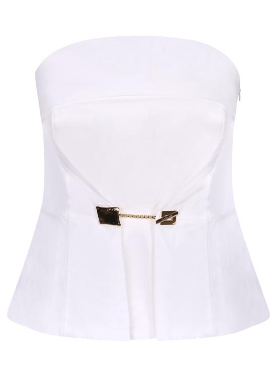 26SS 다네임 민소매 티셔츠 726SS7807P IVORY White