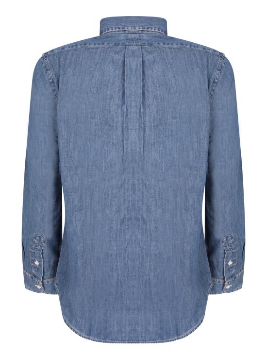 26SS 폴로 랄프로렌  포니로고 자수 데님 셔츠 710792043 001 Blue - POLO RALPH LAUREN