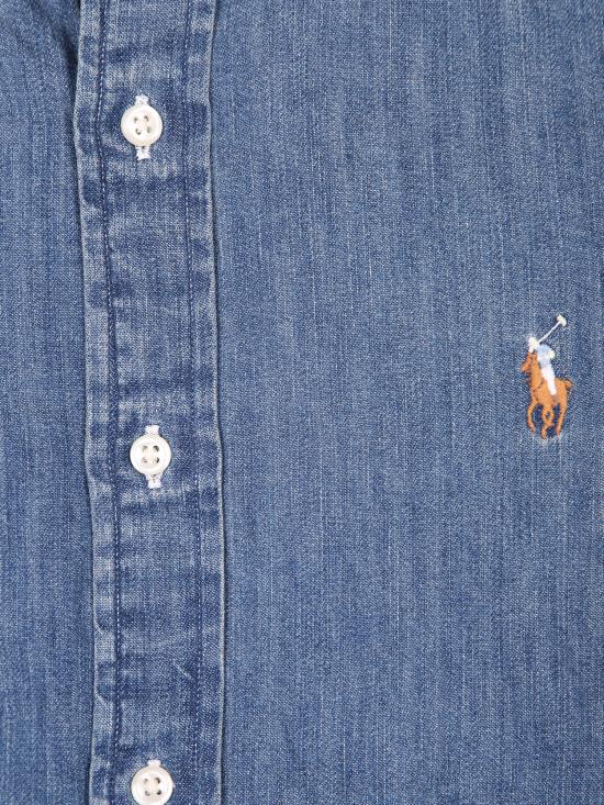 26SS 폴로 랄프로렌  포니로고 자수 데님 셔츠 710792043 001 Blue - POLO RALPH LAUREN