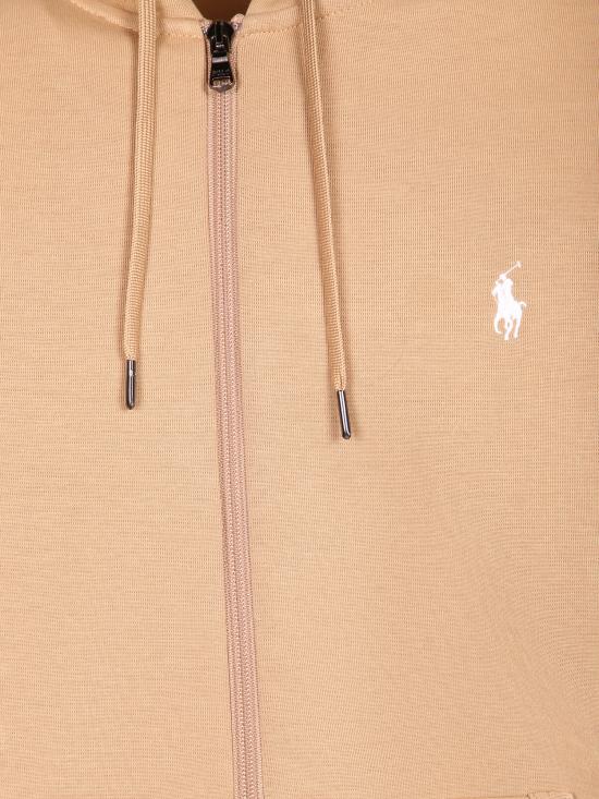 26SS 폴로 랄프로렌 더블 니트 후드 집업 710881517 090 Beige - POLO RALPH LAUREN