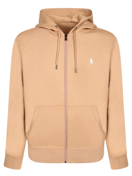 26SS 폴로 랄프로렌 더블 니트 후드 집업 710881517 090 Beige