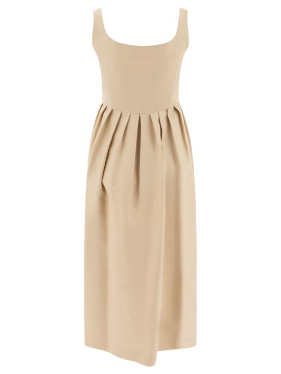 25SS 샌드베이지 미디 원피스 SBB1OP02ACLIGHTYELLOW - SANDBEIGE