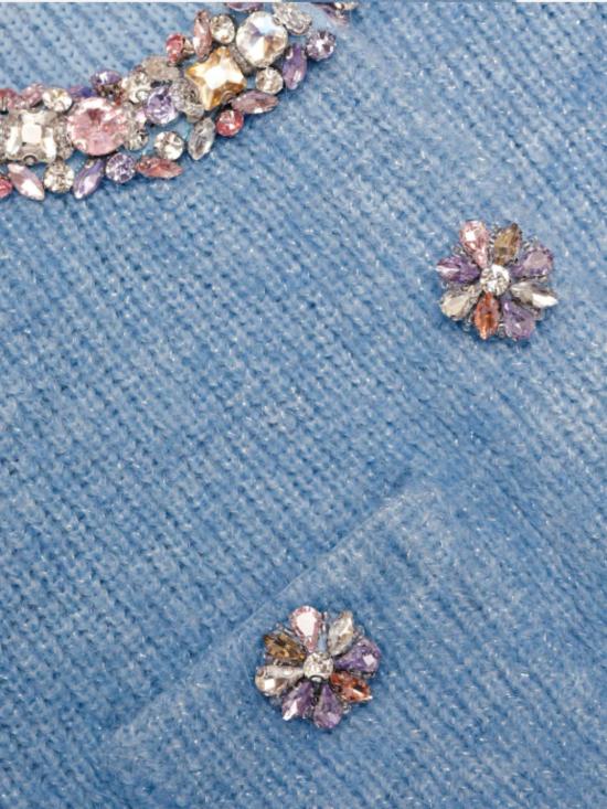 26SS 셀프 포트레이트 미디 원피스 RS26106MBLUE DOM - SELF PORTRAIT