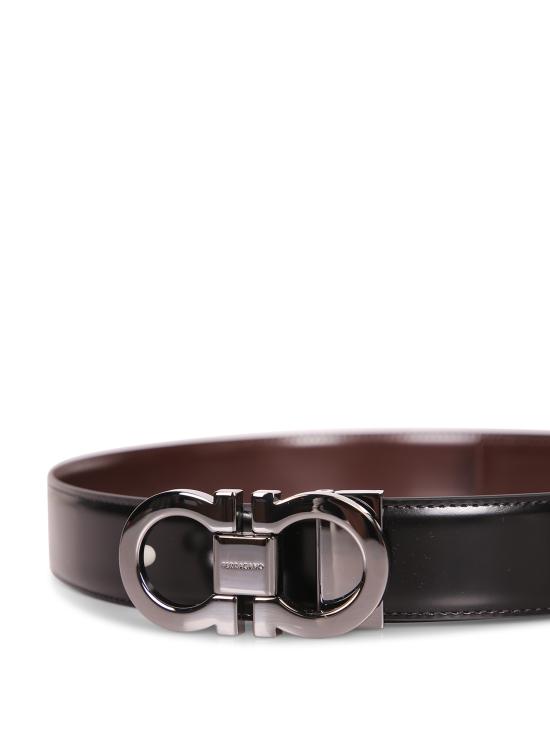 26SS 살바토레 페라가모 가죽 벨트 644557 679535 001 Black - SALVATORE FERRAGAMO