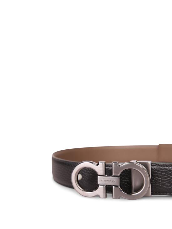 26SS 살바토레 페라가모 가죽 벨트 780486 670428 001 Black - SALVATORE FERRAGAMO