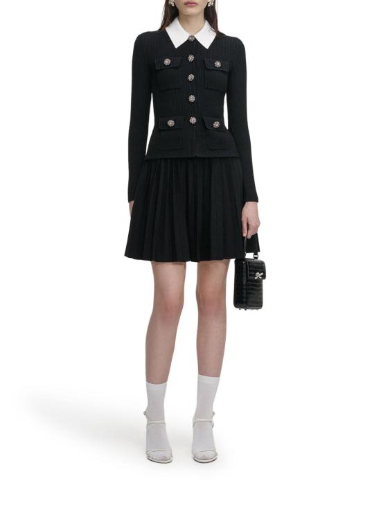 26SS 셀프 포트레이트 미디 원피스 RS26109SBLACK DOM - SELF PORTRAIT