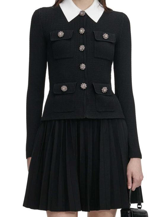 26SS 셀프 포트레이트 미디 원피스 RS26109SBLACK DOM - SELF PORTRAIT