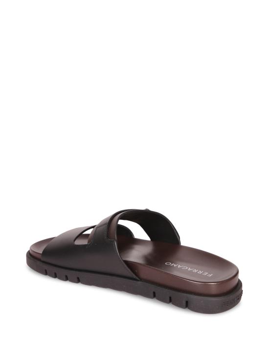 26SS 살바토레 페라가모 뮬/슬리퍼 789256 02A394 001 Brown - SALVATORE FERRAGAMO