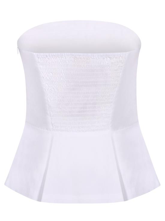 26SS 다네임 민소매 티셔츠 726SS7807P IVORY White - DANAMÈ