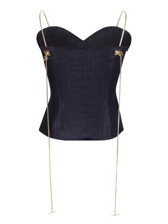 26SS 다네임 민소매 티셔츠 726SS7808D INDIGO Blue - DANAMÈ