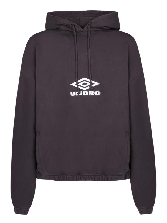 26SS 엄브로 후드 티셔츠 UBMW0411FA BLK0020 Black