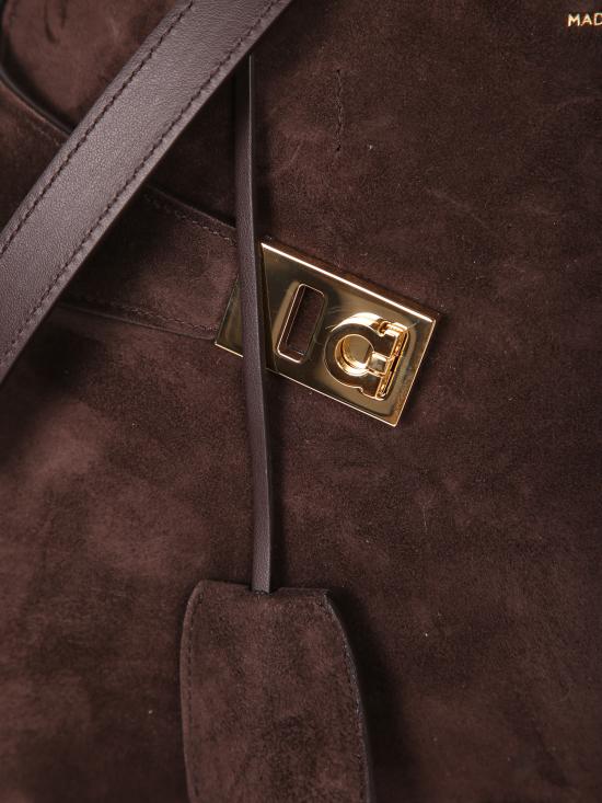 26SS 살바토레 페라가모 토트백 792065 215608 046 Brown - SALVATORE FERRAGAMO