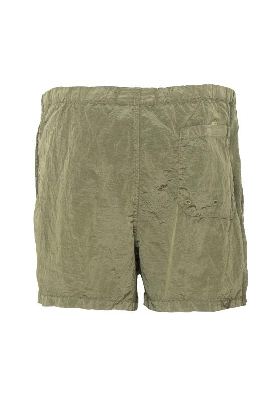 26SS 스톤 아일랜드 포켓 나일론 메탈 에코닐 에코닐 레귤러 핏 미드 렝스 스윔 쇼츠 L1S15B100004S0043 V005G Green - STONE ISLAND