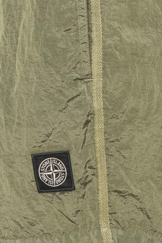 26SS 스톤 아일랜드 포켓 나일론 메탈 에코닐 에코닐 레귤러 핏 미드 렝스 스윔 쇼츠 L1S15B100004S0043 V005G Green - STONE ISLAND