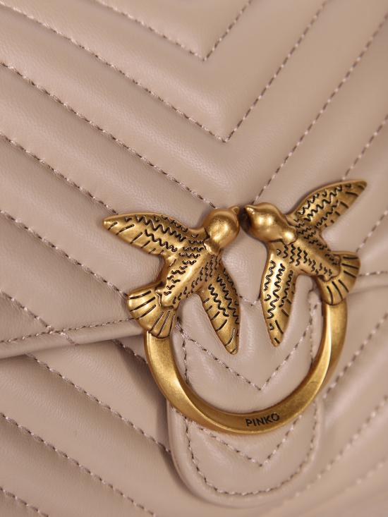 26SS 핑코 크로스백 100044 A0GK C50Q Beige - PINKO