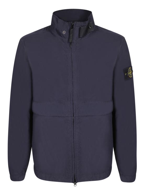 26SS 스톤 아일랜드 나일론 스메릴리아토-TC 스탠드 칼라 자켓 4100056 S0345 V0020 Blue