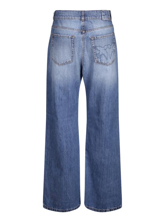 26SS 핑코 데님 팬츠 101733 A323 PJO Blue - PINKO