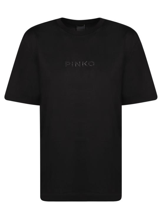 26SS 핑코 반팔 티셔츠 105526 A33S Z99 Black