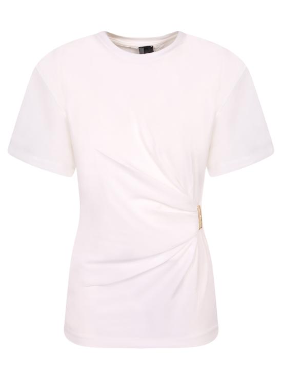 26SS 핑코 반팔 티셔츠 106455 A35D Z05 White