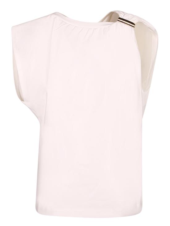 26SS 핑코 민소매 티셔츠 106478 A35D Z05 White