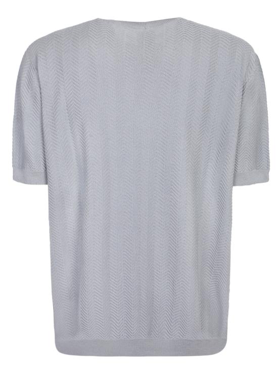 26SS 조르지오 아르마니 반팔 티셔츠 GM003132 AF24705 U8062 Blue - GIORGIO ARMANI