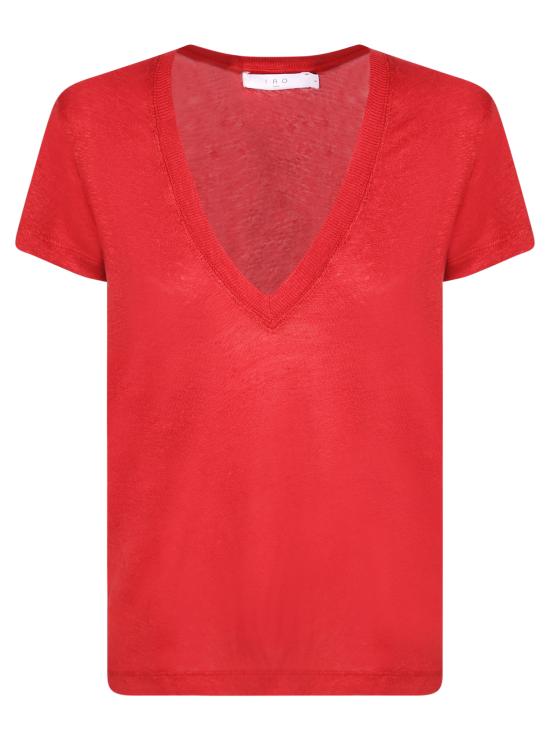 26SS 이로 반팔 티셔츠 26SWP19ROD RED4826S Red