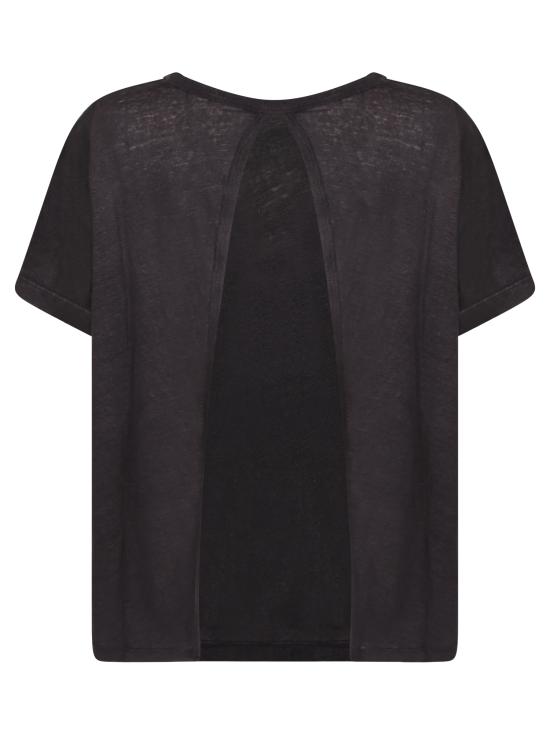 26SS 이로 반팔 티셔츠 26SWM19 AZ100 BLA0126S Black - IRO