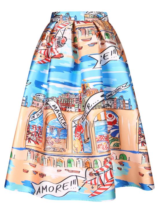 26SS 알레산드로 엔리케즈 롱 스커트 SK01 DU SUMMER Multi - ALESSANDRO ENRIQUEZ