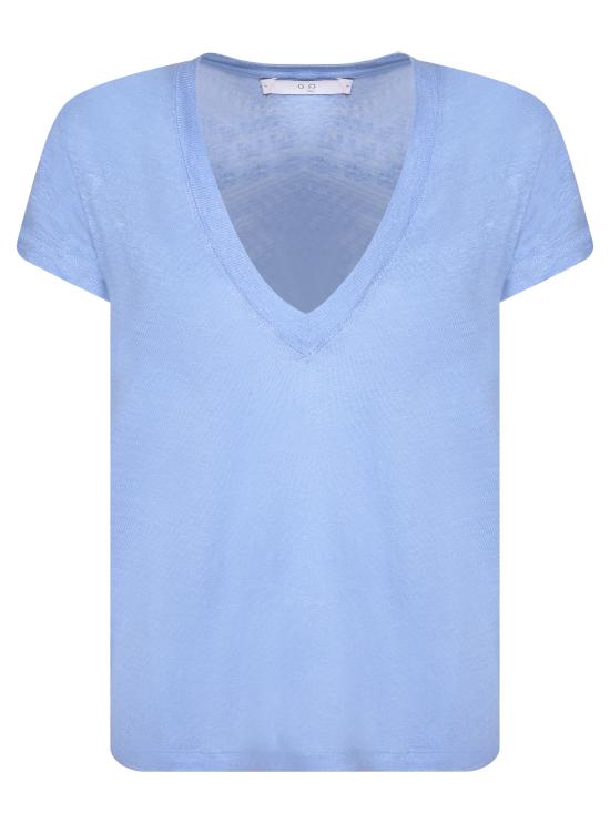 26SS 이로 반팔 티셔츠 26SWM19 AZ100 BLU0526S Blue