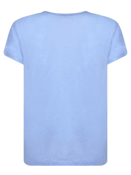 26SS 이로 반팔 티셔츠 26SWM19 AZ100 BLU0526S Blue - IRO