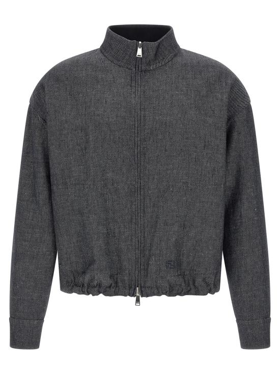 26SS 펜디 데님 패브릭 블루종 FW1433AYUDF0QG0