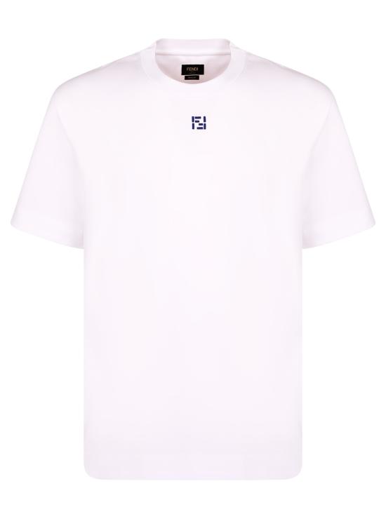 26SS 펜디 반팔 티셔츠 FY0936 AY0H F0QA0 White