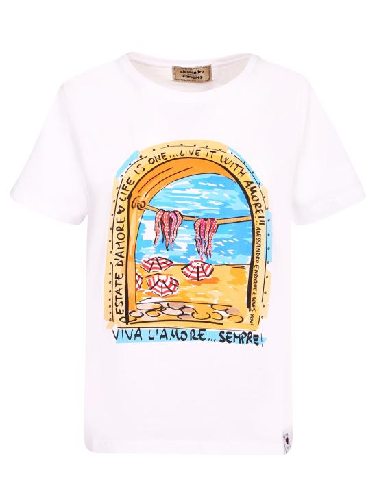 26SS 알레산드로 엔리케즈 반팔 티셔츠 S103 CO 000VITA Multi